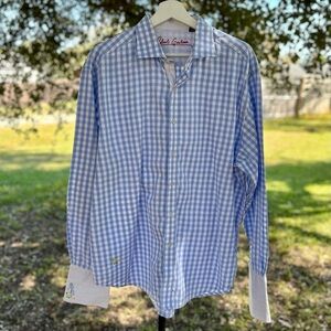 Robert Graham Cotton Button Down Shirt Size XL